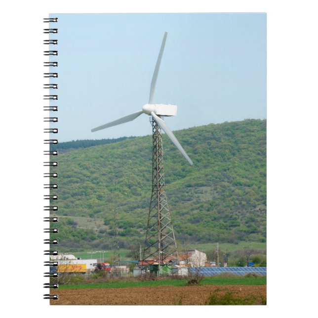 Caderno Espiral Torre de turbina (Frente)