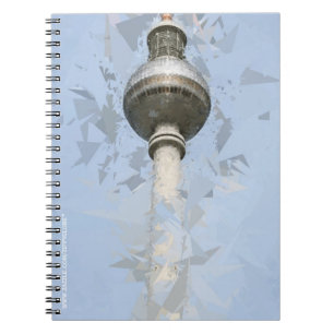 Caderno Espiral Torre de TV Berlim