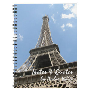 Caderno Espiral Torre Eiffel