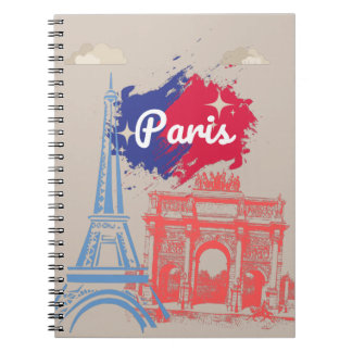 Caderno Espiral Torre Eiffel de Paris