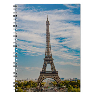 Caderno Espiral Torre Eiffel em Paris