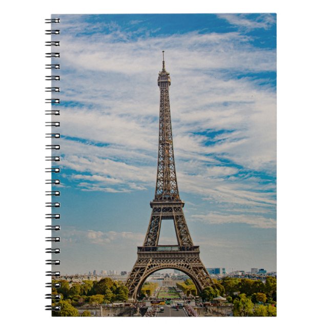 Caderno Espiral Torre Eiffel em Paris (Frente)