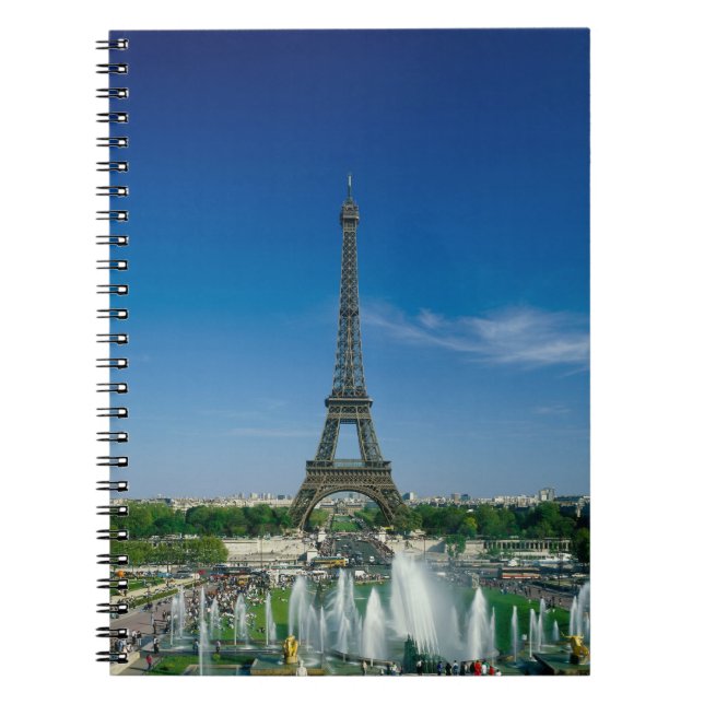 Caderno Espiral Torre Eiffel, Paris, França (Frente)