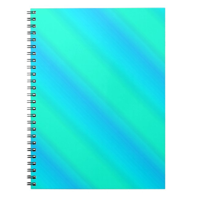 Caderno Espiral Torres de Aurora - azul, aqua, turquesa (Frente)