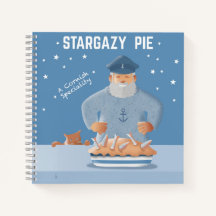 Caderno Espiral Torta Stargazy