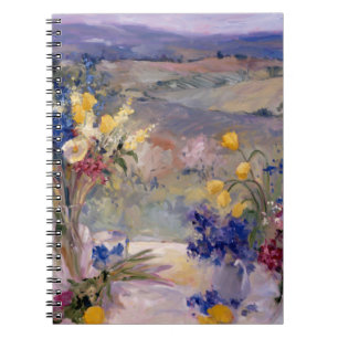 Caderno Espiral Toscânia floral