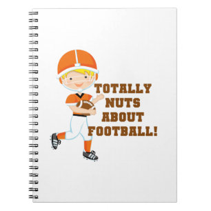 Caderno Espiral Totalmente Loucos Sobre Futebol