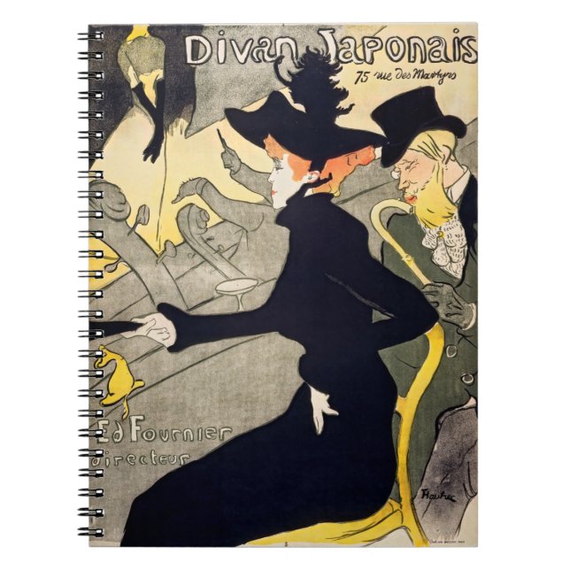 Caderno Espiral Toulouse-Lautrec - Divan Japonês (Frente)