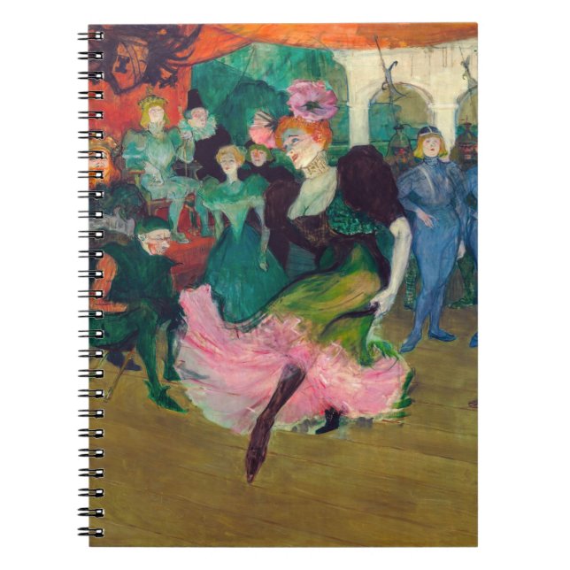 Caderno Espiral Toulouse-Lautrec - Marcelle Lender, Dançando Boler (Frente)