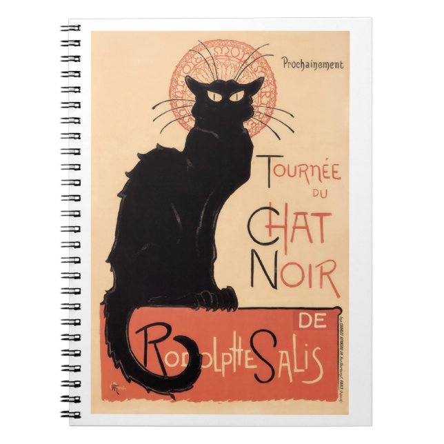 Caderno Espiral Tournee du Chat Noir (1896) (Frente)