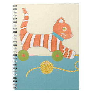 Caderno Espiral Toy Cat com Ball of String