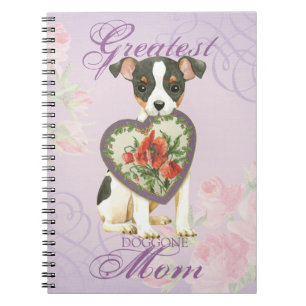 Caderno Espiral Toy Fox Terrier Heart Mãe