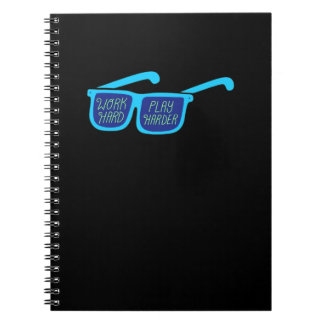 Caderno Espiral Trabalhe com o Duro para os Duros
