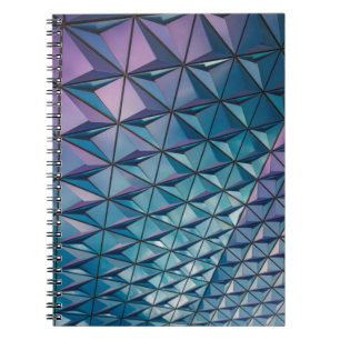 Caderno Espiral Trabalho de arte cor-de-rosa