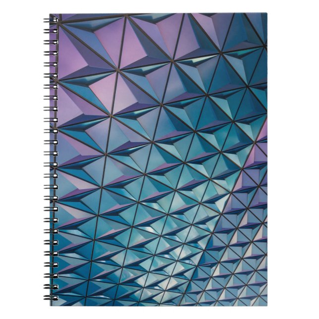Caderno Espiral Trabalho de arte cor-de-rosa (Frente)
