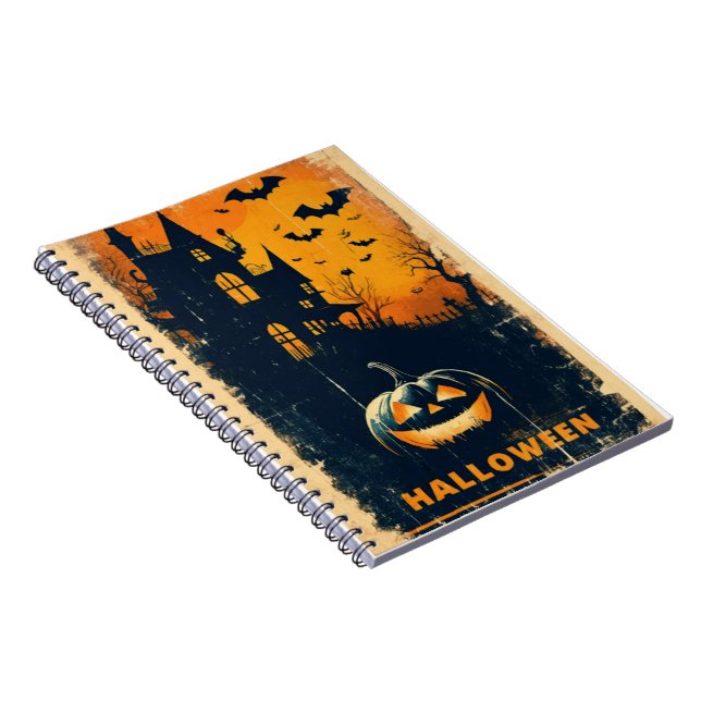 Caderno Espiral Trabalho de arte do Halloween Graphic Limited Edit (Lado Direito)