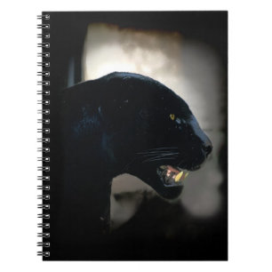 Caderno Espiral Trabalhos de arte do amante dos animais da pantera
