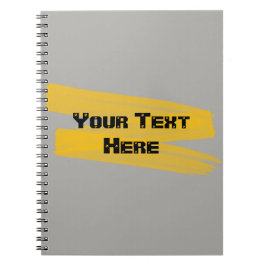 Caderno Espiral Traço de Cor de Água Laranja