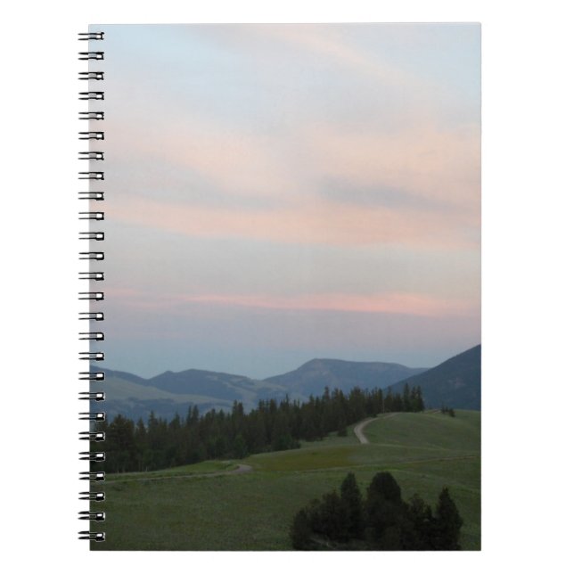 Caderno Espiral Traços através das montanhas (Frente)