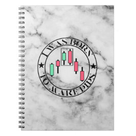 Caderno Espiral Trade Design | Bearish pattern Marble | Pips