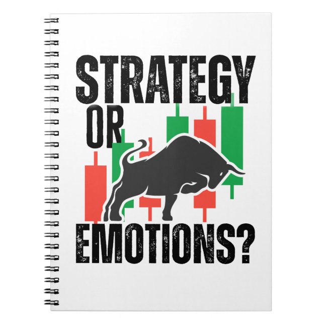 Caderno Espiral Trade Motivation | Bull market | Strategy  (Frente)