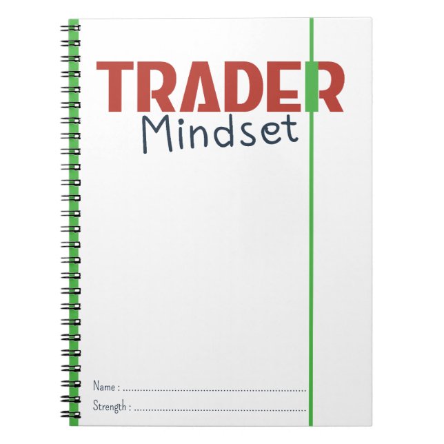 Caderno Espiral Trader Mindset – Discipline Focused Trading (Frente)