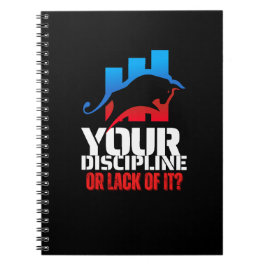 Caderno Espiral Trader motivation | Bull | Discipline