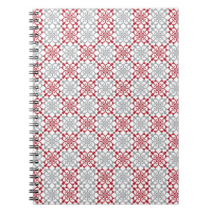 Caderno Espiral Tradicional letão Sinal SUN padrão geométrico I