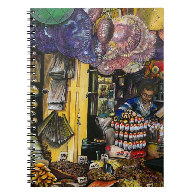 Caderno Espiral Tradições do Comércio Antigo, Jerusalém (Frente)