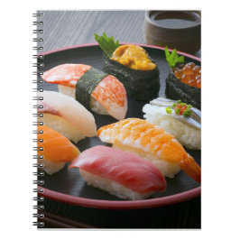 Caderno Espiral Traditional Sushi Art Notebook – SUSHIMI Collectio