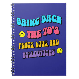 Caderno Espiral Traga de volta os anos 70