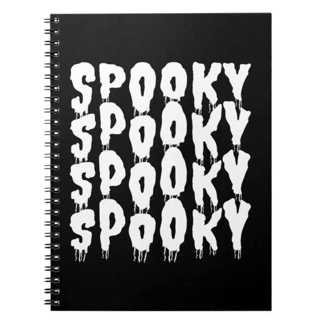CADERNO ESPIRAL TRAJE DE HALLOWEEN ASSOMBRADO ASSOMBRADO (Frente)