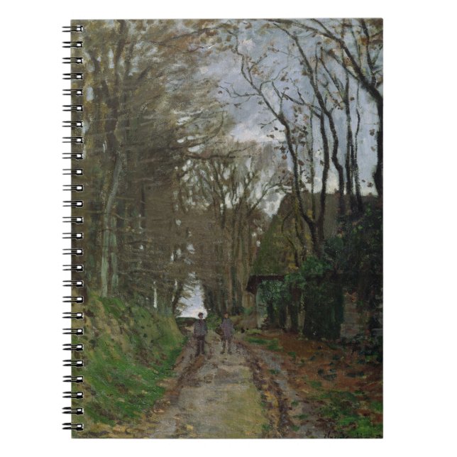 Caderno Espiral Trajeto de Claude Monet | em Normandy (Frente)