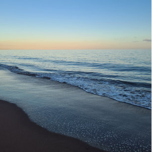 Caderno Espiral Tranquil Devon Sunset Beach Notebook