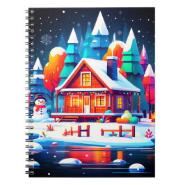 Caderno Espiral Tranquilo Natal