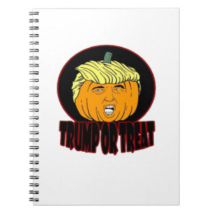 Caderno Espiral Trapkin Ou Tratar Truque Ou Trea De Trumpkin De Ha