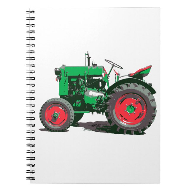 CADERNO ESPIRAL TRATOR ANTIGO (Frente)