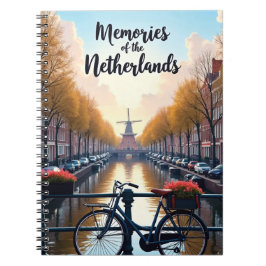 Caderno Espiral Travel Journal Netherlands