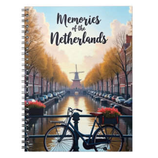 Caderno Espiral Travel Journal Netherlands