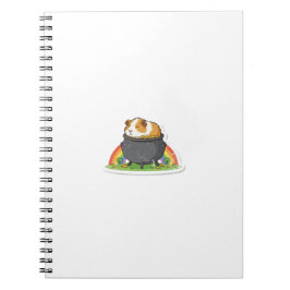 Caderno Espiral Treasure Keeper Guinea Pig St.Patrick's Day