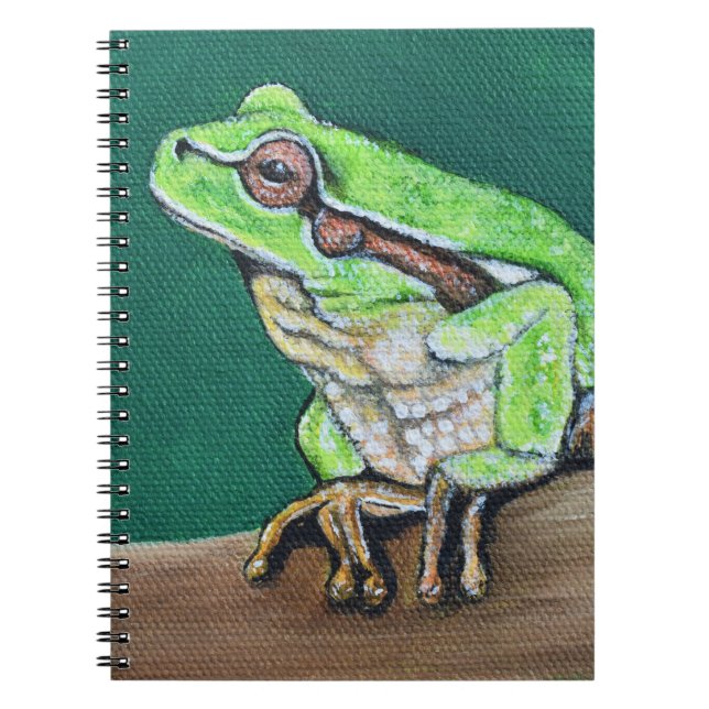 Caderno Espiral Tree Frog Painting (Frente)