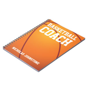 Caderno Espiral Treinador de basquetebol
