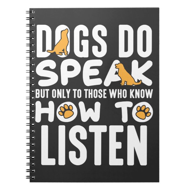 Caderno Espiral Treinador de cães Pet Lover Animal Puppy Amigo (Frente)