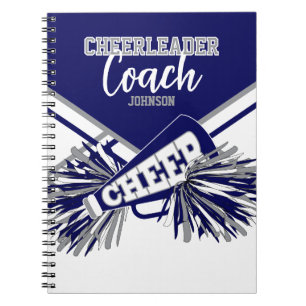 Caderno Espiral Treinador de Cheerleader - Azul Marinho, Gary e Br