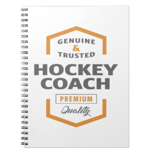 Caderno Espiral Treinador de Hockey