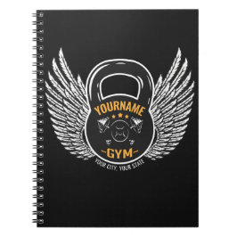 Caderno Espiral Treinador Personalizado de Malhações GYM Kettlebel