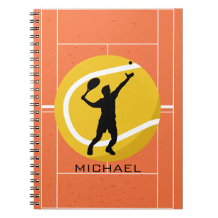 Caderno Espiral Treinador Personalizado para Jogador de Tênis a Se
