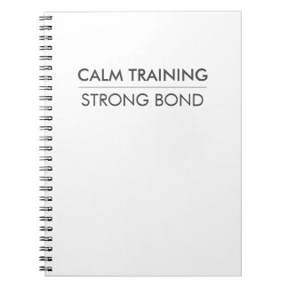 Caderno Espiral TREINAMENTO CALMO, LAÇO FORTE – Treinamento Mínimo