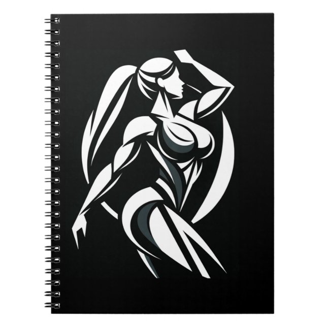 Caderno Espiral Treinamento Personalizado de Fitness para Mulheres (Frente)