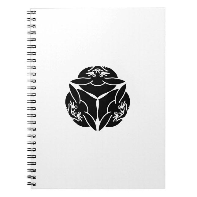 Caderno Espiral Três coelhos (Frente)